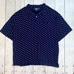 POLO by Ralph Lauren Anchor Print Polo Shirt